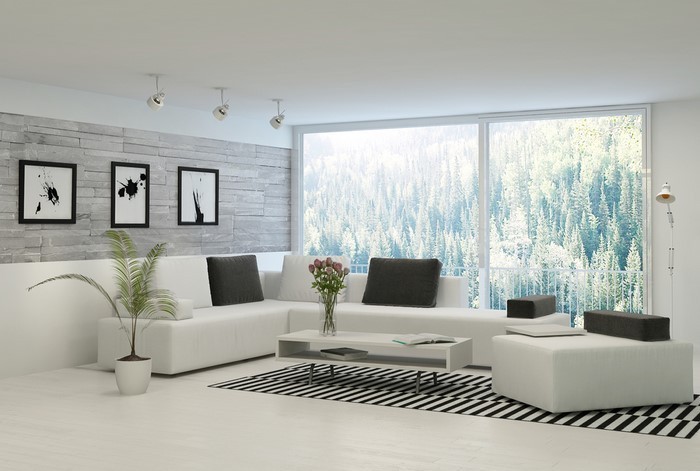 Wohnzimmereinrichtung-in-Weiß-Eine-coole-Dekoration