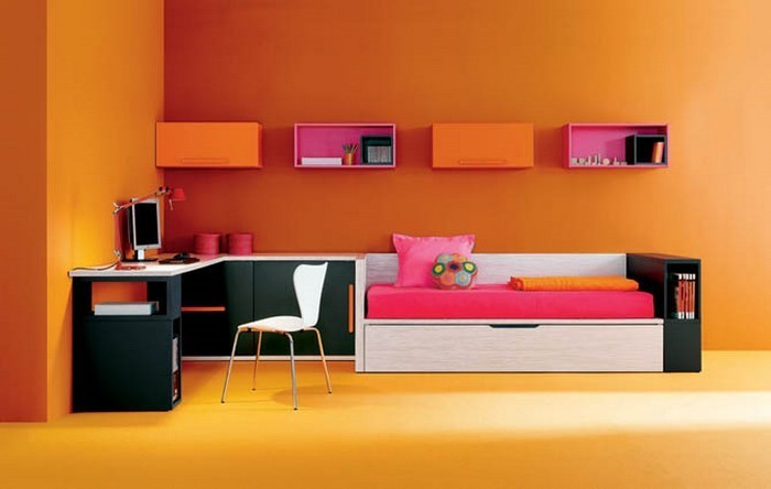 kinderzimmer-orange-ein-modernes-design