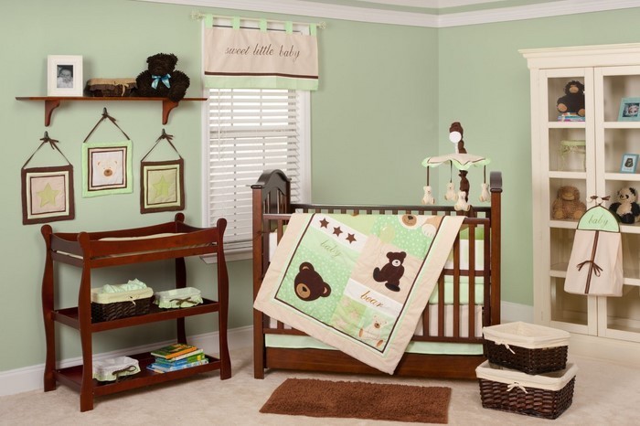 Kinderzimmer-farblich-gestalten-mit-Braun-Ein-auffälliges-Design