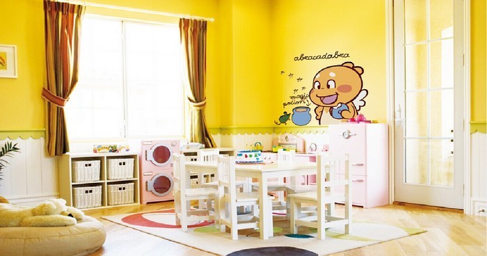 Kinderzimmer-gelb-Eine-kreative-Entscheidung