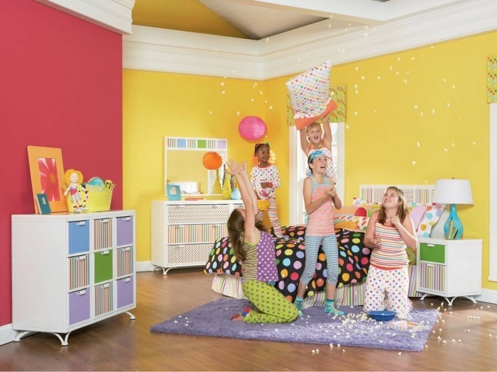 Kinderzimmer-gelb-Eine-verblüffende-Gestaltung