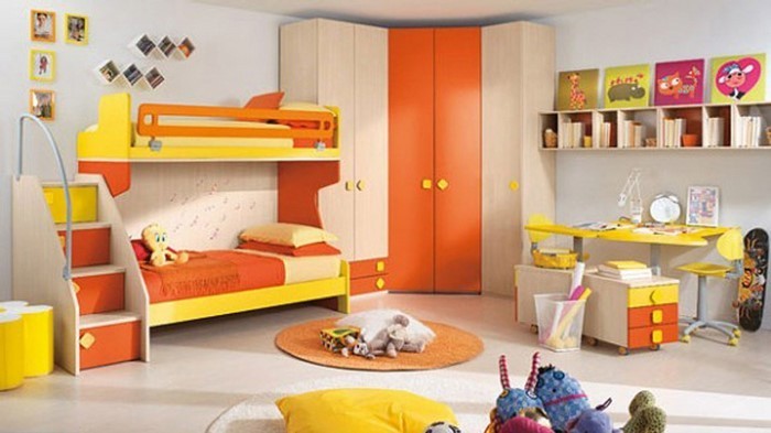 Kinderzimmer-gelb-Eine-wunderschöne-Ausstattung