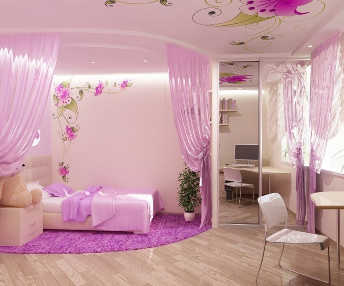 Schlafzimmer-farblich-gestalten-mit-Rosa-Eine-kreative-Еinrichtung