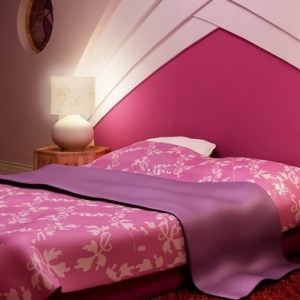 Schlafzimmer farblich gestalten: das fröhliche Rosa