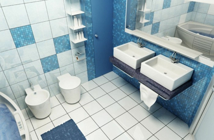 badezimmer-fliesen-streichen-mit-mosaik