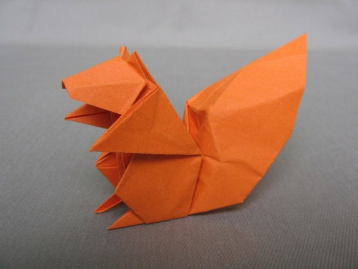 bastelideen-fur-kinder-orange-origami