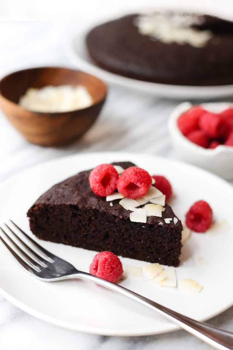 kuchen glutenfrei selber machen schokoladenkuchen mit himbeeren
