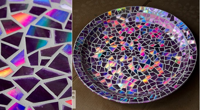 3mosaik-mit-cd-stucken-mosaikteller-bunte-mosaik-glanzende-mosaik-mosaiksteine