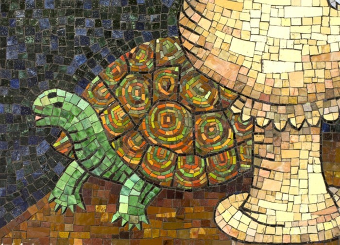 3mosaikbild-schildkrote-aus-mosaik-tiere-mit-mosaiksteinen-basteln-mosaikkunst-mosaik-basteln