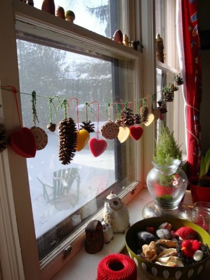 Bezaubernde Winter Fensterdeko zum selber Basteln