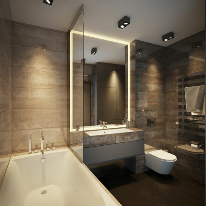 badgestaltung-ideen-moderne-bader-badezimmer-in-hellbraun-spiegel-mit-beleuchtung