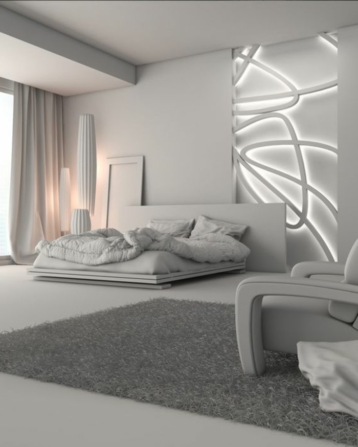 schlafzimmer-dekorieren-minimalistischer-stil-wand-mit-beleuchtung-bett