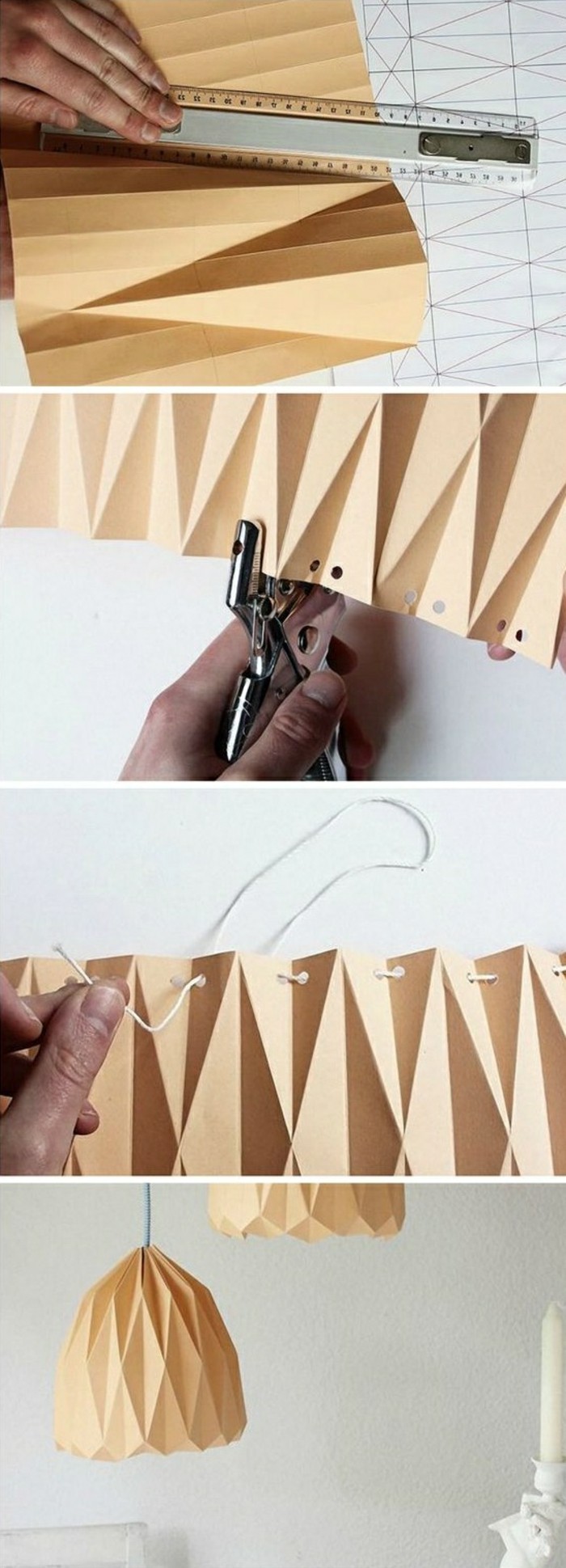 10-lampenschirm-papier-origami-selber-machen-weise-kerze