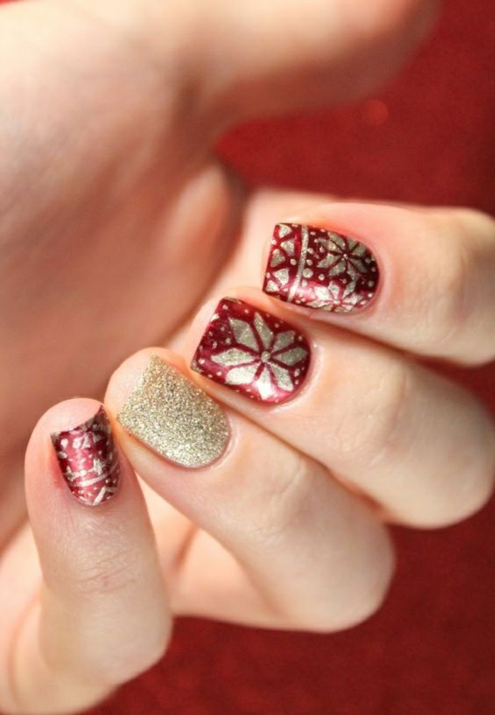 Nageldesign Ideen Fur Weihnachten Und Silvester