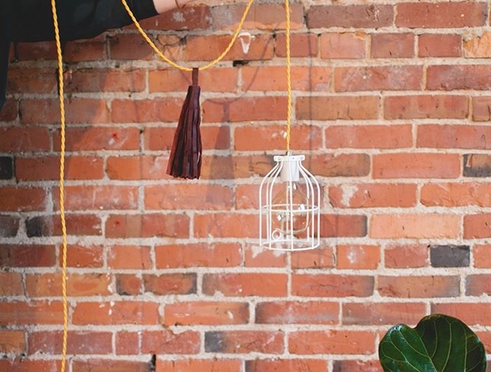 deckenlampe selber bauen hängelampe einfache anleitung lampe basteln diy ideen selbstgemachte deko