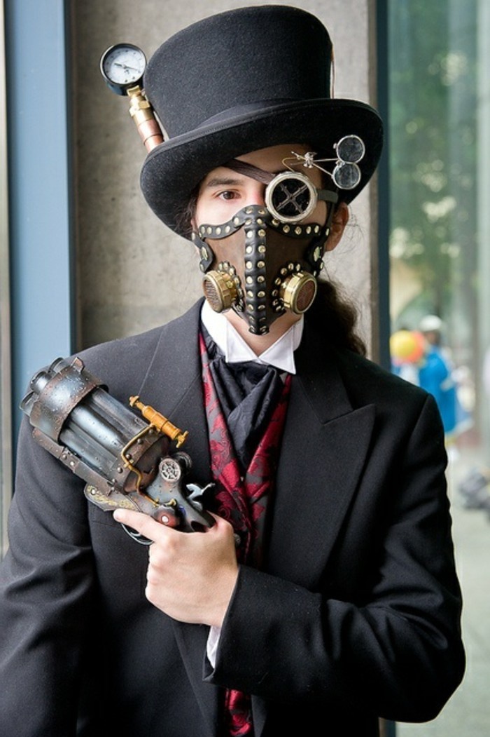 steampunk-atemschutzmaske-zylinder-und-eine-steampunk-pistole