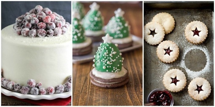 weihnachtliche-desserts-fotocollage-biskuiten-puderzucker-weisse-torte