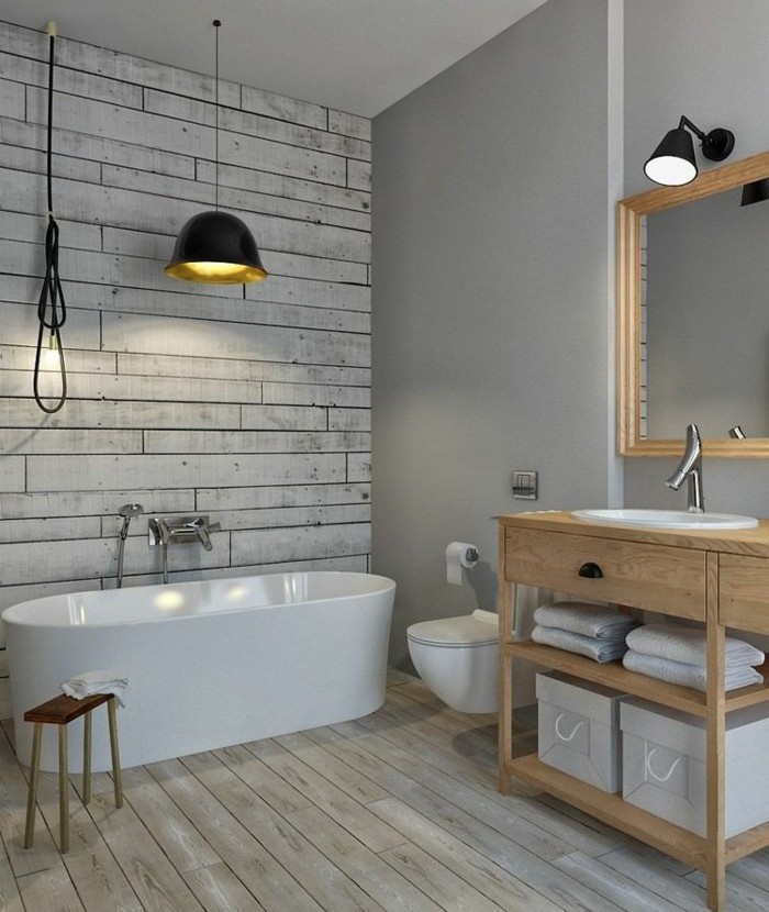1001+ Ideen für Badezimmer ohne Fliesen - ganz kreativ
 Ideen Badezimmer Fliesen