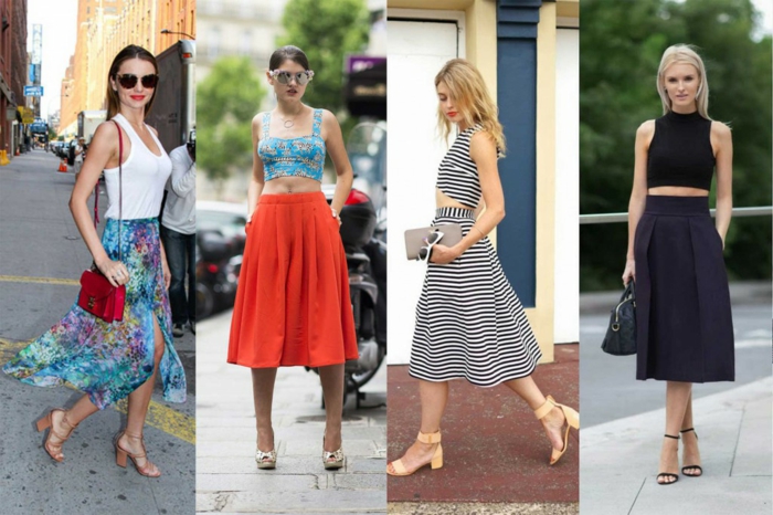 dresscode smart casual röcke schön und attraktiv kombinieren und tragen sommeroutfits 2017