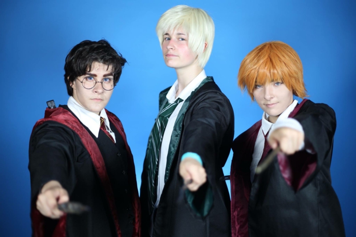 Lustige Kostüme von Harry Potter - die Haupthelden
