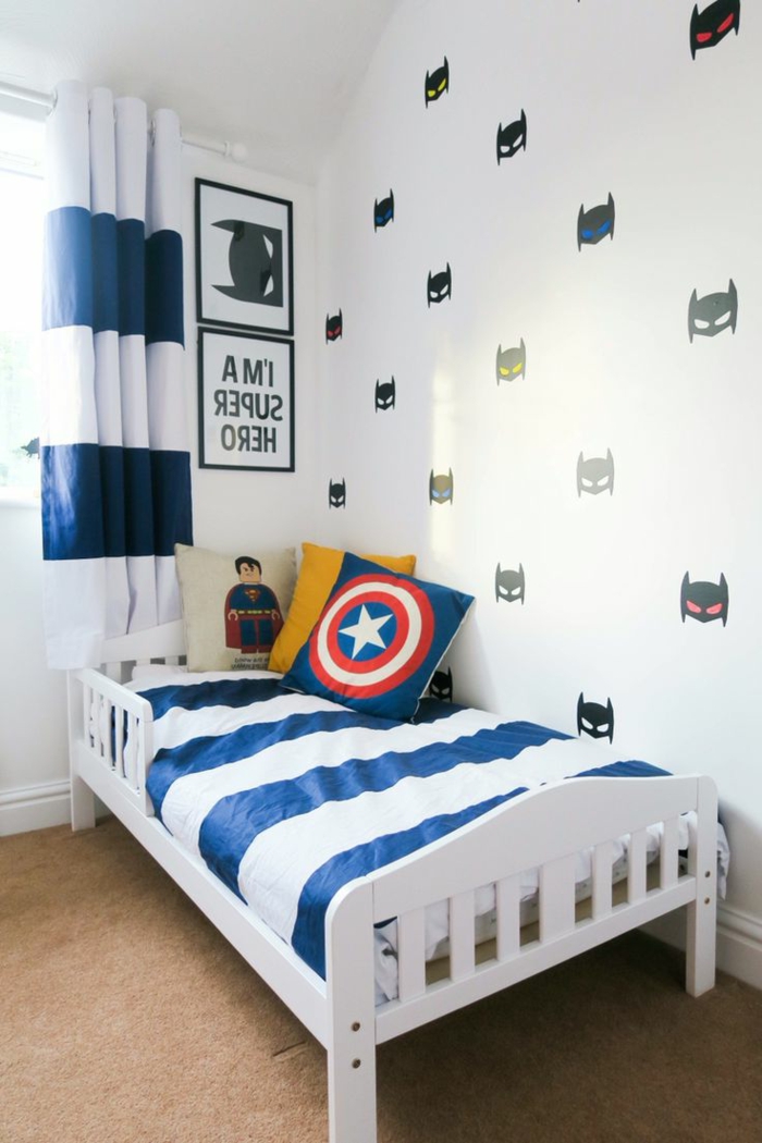 Superhelden Dekoration im Jungenzimmer