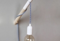 Textilkabel Lampe - Lichtideen für ein heimeliges Zuhause