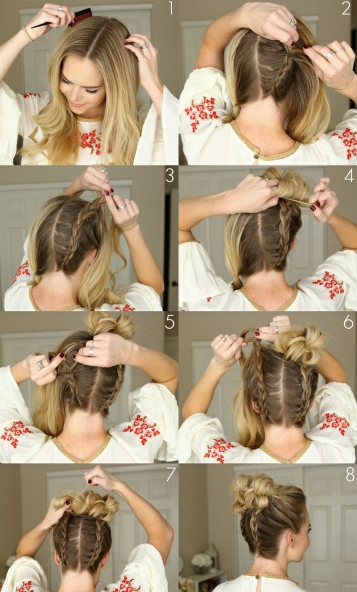 Flechtfrisuren Lange Haare Anleitung Geile Kurzhaarfrisuren