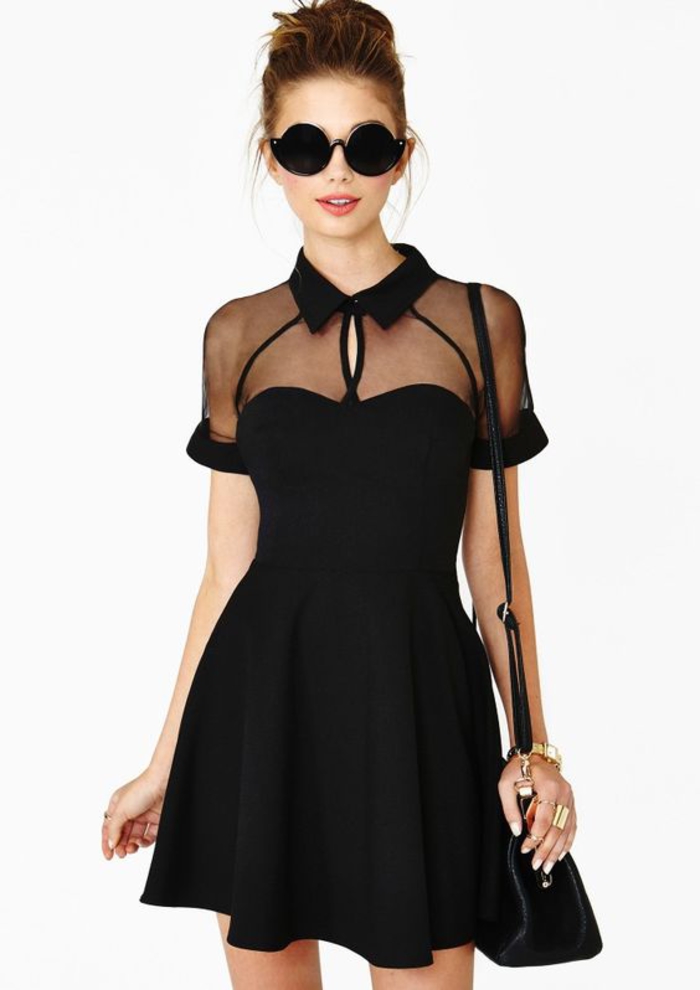 Ein Paar Tolle Ideen Wie Sie Ein Schwarzes Kleid Kombinieren
