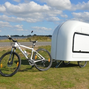 Wide Path Camper: zusammenklappbarer Fahrrad Wohnwagen