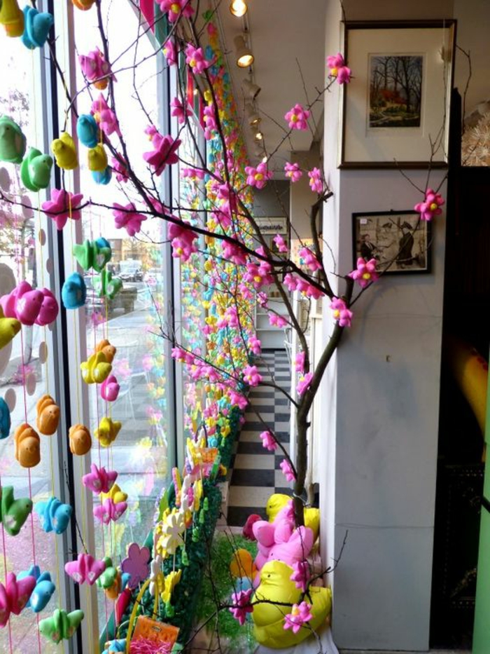 + 30 Ideen in Bildern für wunderschöne Fensterdeko Ostern