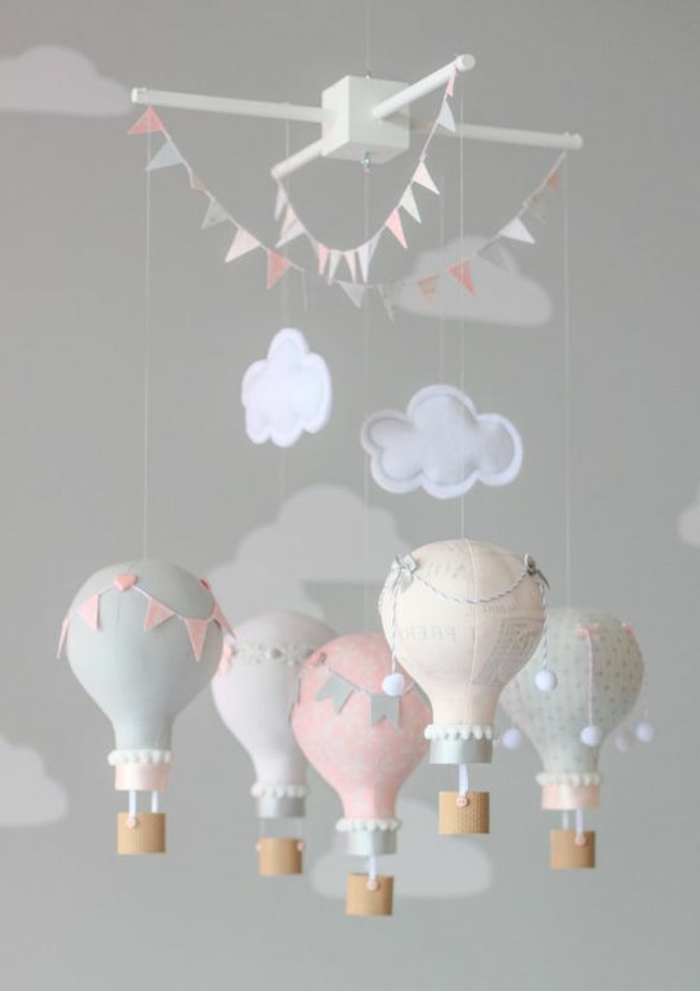 kinderzimmer gestaltung balloons dekoration für das babyzimmer mädchen ideen gestaltung dekoration
