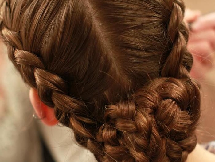 fashion showe frisuren mittelalter flechtfrisuren hochgesteckt braune haare frisuren für lange haare inspiration