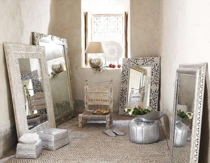 arabische möbel viele spiegel im zimmer die spiegel finden platz in jedem zimmer dekorative rahmen lampe fenster