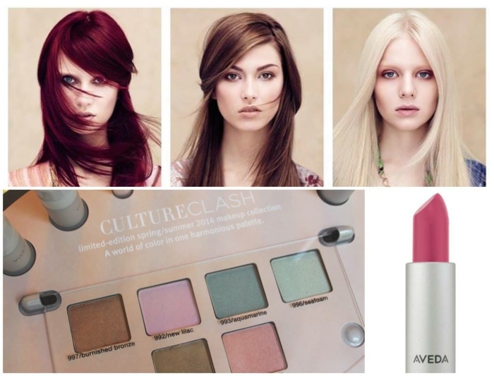 schmink ideen für jeden look je nach der haare schminke wählen blondine brünette rothaarige frau rosa lippenstift