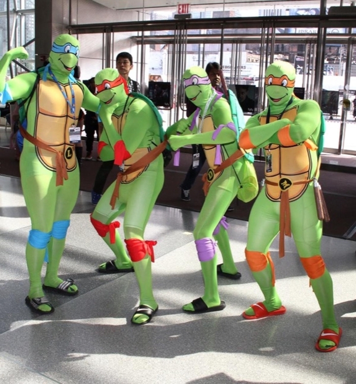 Teenage Schildkröten sind perfekt für Jugendliche Kostüme mit den entsprechenden Farben - Kindheitshelden