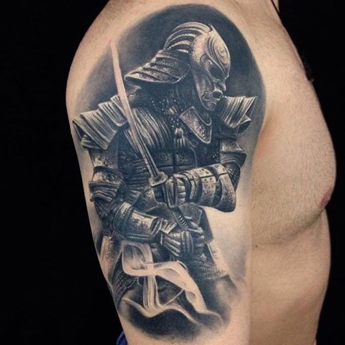 1001 Coole Und Effektvolle Samurai Tattoo Ideen 8128