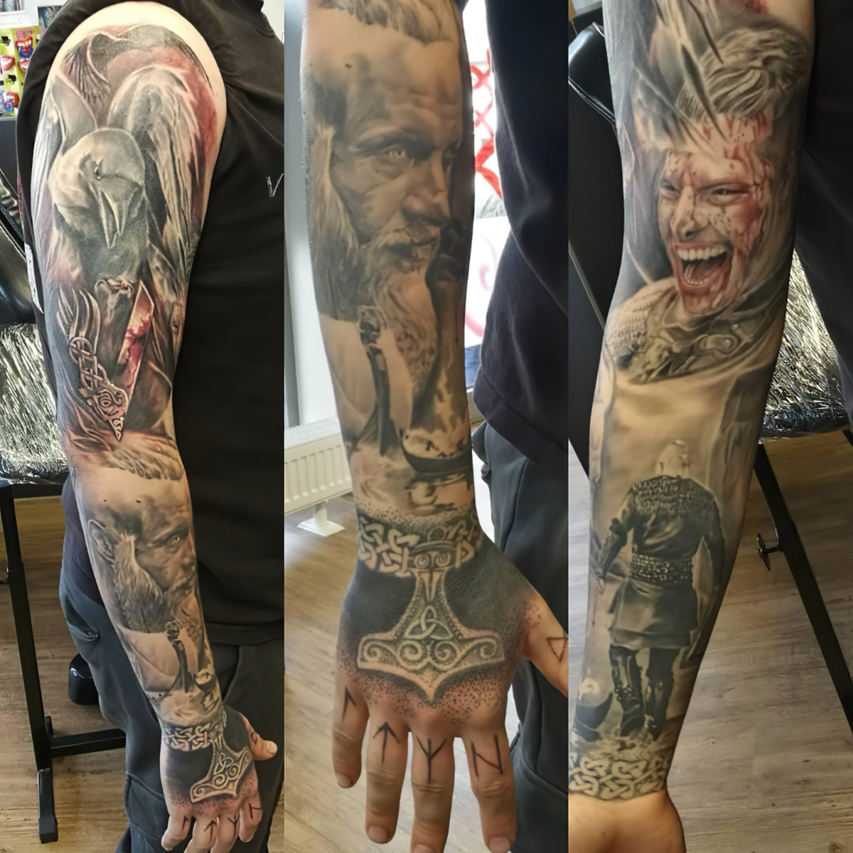 raben wikinger marcell eikamp tattoo