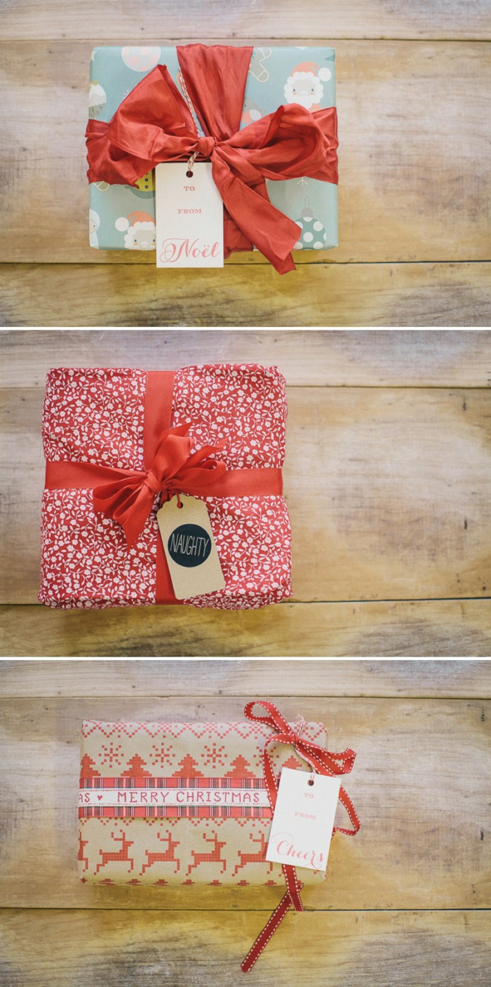drei Geschenkideen für die Zeit reichster Feste Ende Dezember Geschenke kreativ verpacken