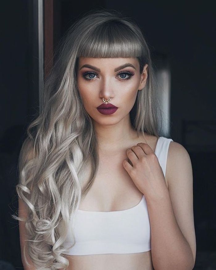 Blond graue färben haare Silber Haare:
