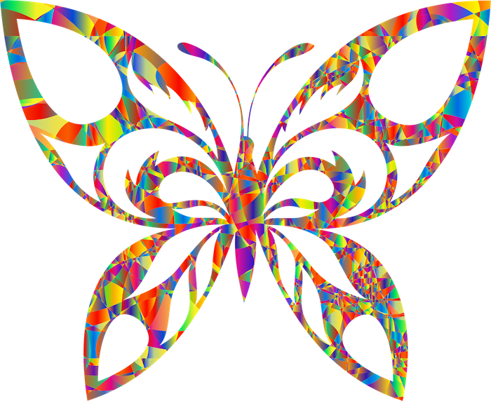 jetzt eine ganz tolle idee für einen sehr schön aussehenden tattoo butterfly mit langen großen bunten flügeln 