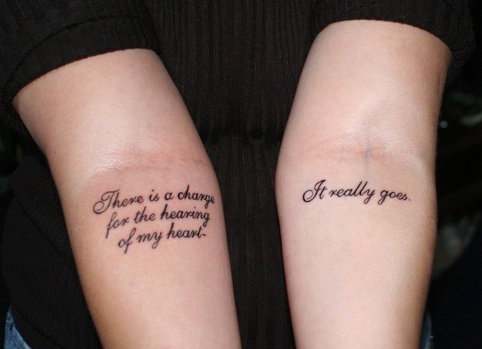 Englisch tattoo sprüche frauen Englische Tattoo