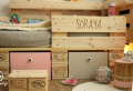 Kinderbett aus Paletten selber bauen – Palettenmöbel Ideen