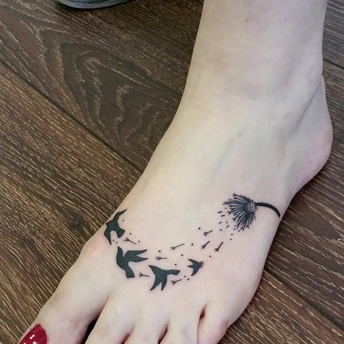 33+ Tattoo knoechel spruch , Gerbera Tattoo Fuß