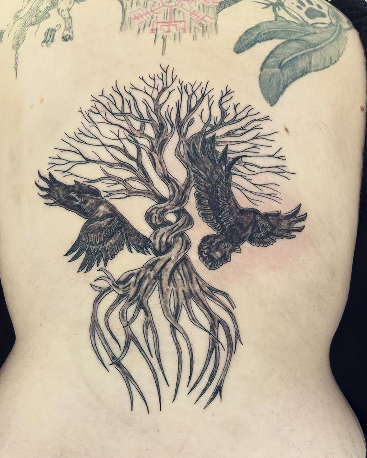 inspiration tattoo ch tattoo lebensbaum wikinger mythologie