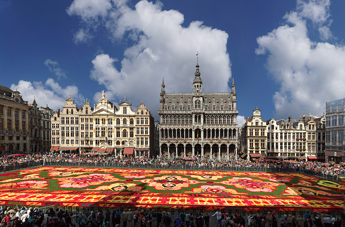 teppich traum aus blumen festival der kulturen farben und der blumen in belgien