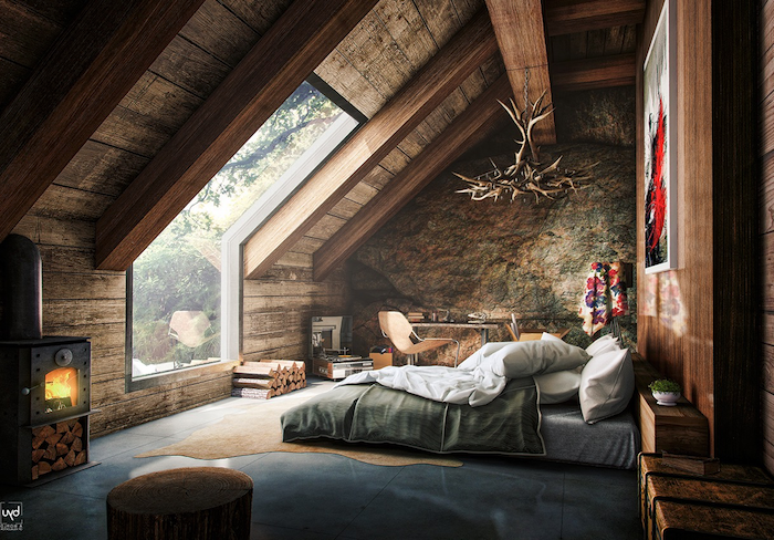 dachschräge ideen schlafzimmer einrichten stilvolle ideen deko landhaus stil ideen