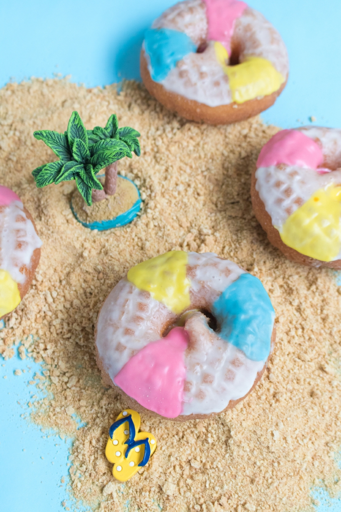Donuts-Wasserbälle selber vorbereiten, Sommerparty organisieren, kreative Ideen für leckeres Essen