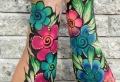 Über 90 verblüffende Blumen Tattoo Ideen