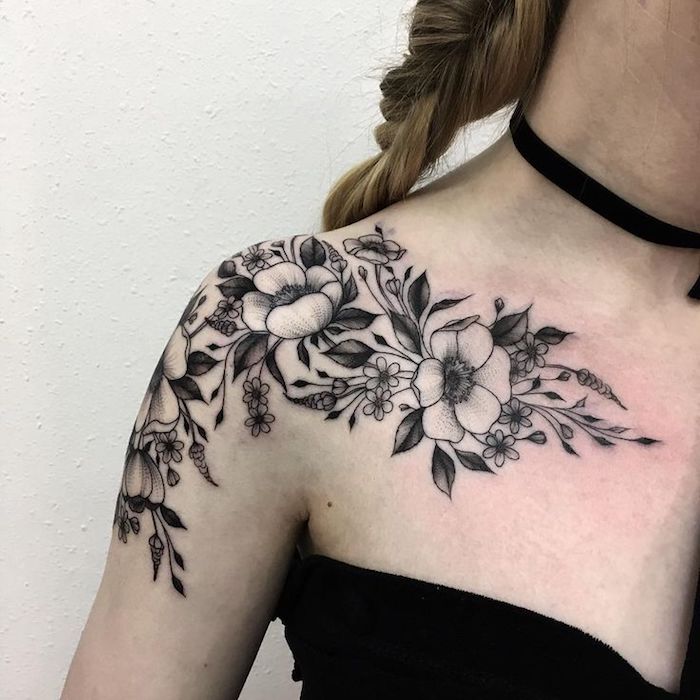 Blumen tattoo frauen arm 