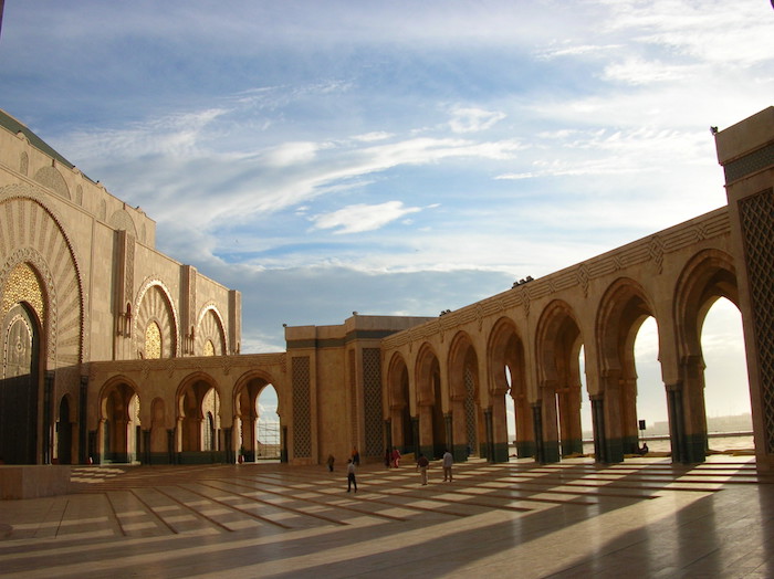 hasan 2 moschee casablanca die sehenswürdigkeiten von marokko besuchen stadt wände mauer architektur